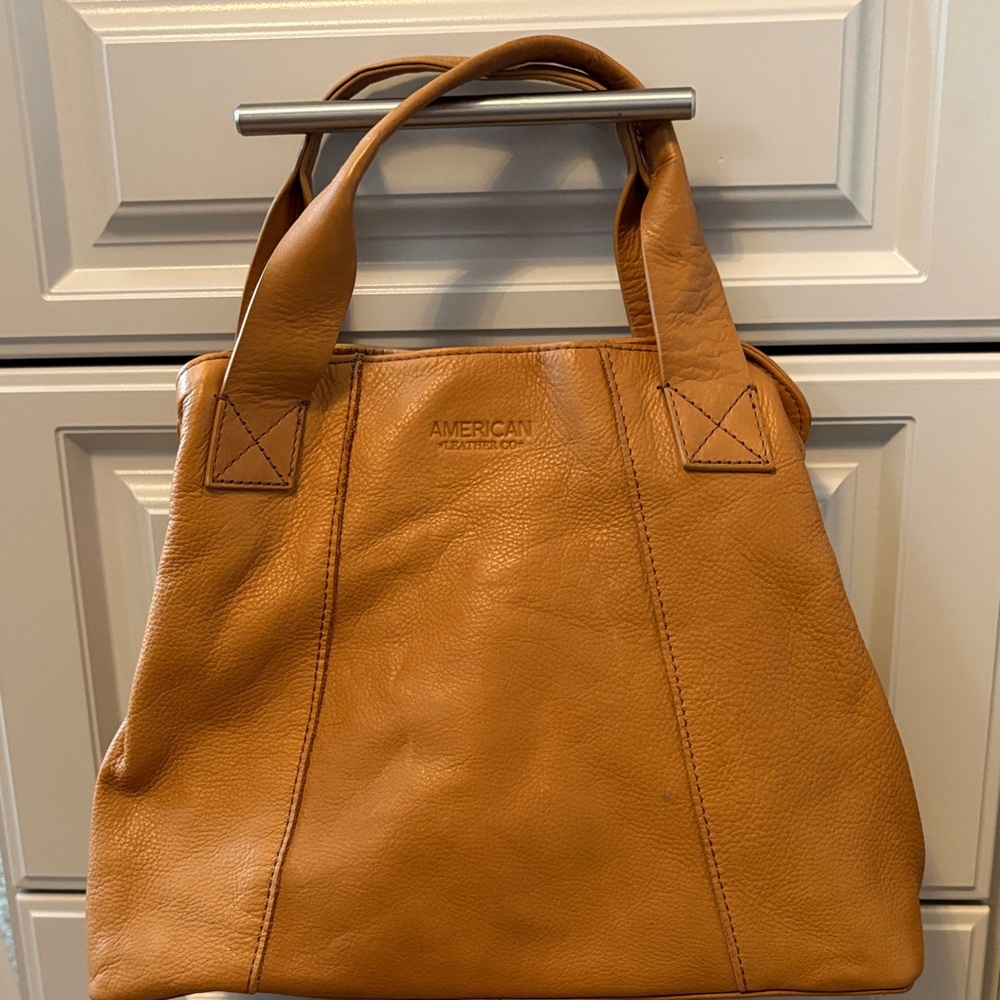 American Leather Co. Tan Tote Bag